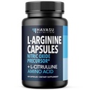 L- Arginine kapsler med L- Citrullin - Nitrooxide Supplement - L Arginin og L Citrullin Blend - 60 Greve - Vegan, Non- GMO kapsler for ydeevne, Endurance og Muscle Support - 1 Måned Supply