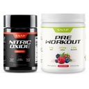 Snap Supplements Nitric Oxide Booster + Pre Workout Beet Root Powder Bundle, 60 Vegetarian Capsules + 30 Servings Mixed Berry