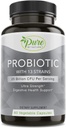 Pure by Nature Probiotika for kvinder & mænd, 13 Stammer med 25 Millioner CFU, Probiotika for fordøjelsessygdomme, Gut Health, immunforsvar, Bloating & Constipation, Vegan & Shelf- Stable, 60 Kapsler