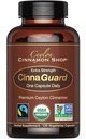Ceylon Cinnamon Shop CinnaGuard ™ Organic Cylon Cinnamon Supplement 250 mg per kapsel124; Ekstra styrke