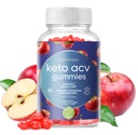 BionerLab Keto ACV Avanceret vægttab Gummier - Apple Cider Vinegas Gummy til Belly Fat Burn - Støtte Metabolisme fordøjelse Boost - Sukker fri med B12 B6 til tabe vægt & Ketogen kost forvaltning