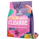 Colon Gentle Cleanse & Detox, Gut Cleanse Detox for Kvinder & Mænd, til fordøjelse, Gut Health *, Intestinal Flora *, Obstipation *, med 7 Probiotika, Psyllium Husk Powder & Fiber Supplement, Prune, 5.3 OZ