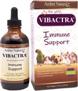 Amber NaturalZ Vibactra immunforsvar Herbal supplement til hunde, katte, fugle, Guinea svin, og kaniner Buddy 124; Pet Herbal Blend for total sundhed Buddy 124; 4 Fluid Ounce glasflaske Buddy 124; Fremstillet i USA