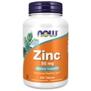 NU Kosttilskud, Zink 50 mg, Tablets 250 Count (pakke med 1)