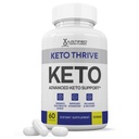 Keto Thrive Keto ACV piller 1275MG Keto Support Blend Capsule Alternativ til Keto ACV gummies Formuleret med Apple Cider Vinagra Extra Virgin Olivenolie Powder Green Tea Leaf 60 Kapsler