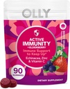 OLLY Immunity Gummy, immunstøtte, hyldebær, zink, C-vitamin, tillæg, berry - 90 Greve
