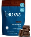 Bio.me Daily Prebiotic Fiber Powder Chocolate - 7g Per Serving - Opløselig & Uopløselig Fiber Supplement Pulver til kvinder & mænd - fordøjelsessygdomme & Gut Health - GLP-1 Friendly, Sugar Free - 30 Servere