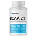 Bucked Up BCAA 2: 1: 1 Capsules Measures 124; Forgrenet Chain Aminosyrer Supplement 124; 1000mg Per Serving Measures 124; Gluten Free, Non GMO, Tredjeparts Testet Measures 124; BCAA Supplement 100 Servere (200 Kapsler)
