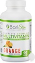 BariSlim Complete Chewable Bariatric Multivitamin Tablets - 45 mg Iron Bariatric Vitamin & supplement til indlæg Bariatric Kirurgi herunder Gastric bypass & Sleeve - Lækker & Praktisk Medical 124; Orange