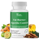 Fat Burner & Appetite Control vægttab kosttilskud for kvinder & mænd - Metabolisme Booster w / L- Carnitin, CLA, Chrom - Appetite Suppressant for vægttab - 30 kapsler