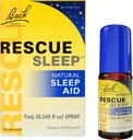 Bach RESCUE SLEEP Spray 7mL, Natural Sleep & Stress Relief Aid, Homøopatisk Blomst Essence, Vegan, Fri for Melatonin, Sukker og Gluten, Ikke-narkotiske, Ikke-Habit Forming