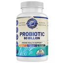 Probiotisk 60 Millioner CFU / g Medical 124; Immunation, fordøjelsesbesvær & Gut Health Support; 124; Understøtter Forstoppelse, Gas & Bloating Medical 124; All Natural, Dairy Free, Soy Free Medical 124; 60 Kapsler Medical 124; Lavet i USA.