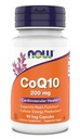 Nu Kosttilskud - CoQ10 (Coenzym Q10) 200 mg, Understøtter kardiovaskulær sundhed *, Kosher, Vegan 90 Vegetariske kapsler