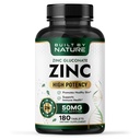 Bygget af Nature Zink 50 mg - Zinkgluconat til høj- Absorberet immunforsvar og antioxidant - fremmer hud, øje og immunsundhed - Non- GMO, Gluten- fri - 180 tabletter