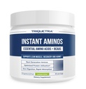 Instant Aminos - EAA + BCAA - 10 essentielle aminosyrer supplement, hurtig absorption, Zero fordøjelse - Understøtter Lean Muscle, Recovery & Aging - 321% DIAAS Protein Score - Lemon Lime (30 Servere)