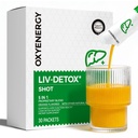 OxyEnergy Lever Cleanse Detox & Reparation, Organic Milk Thistle Lever Detox tillæg med gurkemeje, Giner, Mælkebøtte, Support Lever Sundhed & fordøjelse, Non- GMO, Vegetar, Gluten- Free, 30 pakker