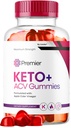 Premier Keto Plus ACV Gummies for vægttab, Premier Keto + ACV Gummies, Premier Keto Plus ACV Keto + Gummy Extreme, 60 Gummies for 1 måned