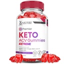 Premier Keto ACV Gummies Extreme 2000MG Premier Keto Gummies Apple Cider Vinagar Formuleret med Pomegranat Beet Juice Powder B12 Vegan Non GMO 60 Gummys