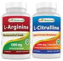 Bedste Naturals L- Arginin 1000 mg & L- Citrullin 1500mg