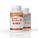 DAO Enzyme + Histamin Blocker - Triple- Strength 30.000 HDU Formel - DAO Enzyme Kosttilskud med C-vitamin - Histamin Intolerance fordøjelsesstøtte - 60 kapsler