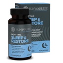 Søvnstøtte & gendannelse Kapsler Melatoninfri sovestøtte til dyb hvile og inddrivelse Magnesium kamille Lemon Balm & Adaptogens til afslapning Muskel Relief & Forfriskning Morgener 60 Vegansk Kapsler