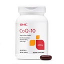 GNC CoQ- 10 400mg - Heart Health & Cellular Energy Support Kosttilskud - Antioxidant til sundt hjerte-kar-system - Let at synke Softels - Gluten- Free - 60 Greve (60 Servere)