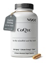 NOOT CoQ10 200mg - High Absorption- Coenzyme- Q10, Antioxidant for Heart and Cognitive Health and immun Support, Energy Production, Ubiquinone, Vegan, Coq 10 Supplement, Nootrope, 60 kapsler