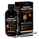 E+S Poultry Vitality Formula | Selenium for Chickens and All Poultry | Nutrient Support Liquid for Energy Balance and Mobility | Feed Mix Additive for Healthy Growth
