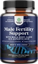 Pre Conception Mand Fertilitet Supplement - Sæden Volume Booster med CoQ10, Maca Root, Methyl Folate & D- Aspartic Acid - Herre Fertilitet Supplement for Sperm Motilitet - Conception for ham, 90 dage