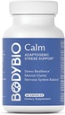 BodyBio Calm - Natural Stress Relief Blend med Rhodiola, Glycin & Phosphatidylserin - Understøtter afslapning, Mental Focus & Balanceret Cortisol - Non - Drowsy Formel