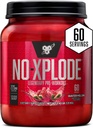 BSN N.O.-XPLODE Pre Workout Powder, Energisupplement for mænd og kvinder med Creatin og Beta- Alanine, Flavor: Watermelon, 60 Servere