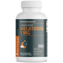Bronson Lower Dose Melatonin 1mg, 360 Vegetarian Tablets