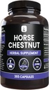 PURE ORIGINALSKE INGREDIENSER Horse Chestnut (365 Capsule), Ingen Magnesium eller Rice Fillers, Altid Pure, Lab Verified