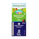 Generic Spring Valley Kid’s Melatonin Liquid Dietary Supplement, 1 fl oz, 1mg, Berry Flavor