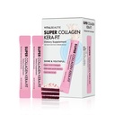 VITALBEAUTIE Super Collagen Kera‑Fit – K‑Beauty Hair, Skin & Nail Powder Stick Packs – Developed with K‑Dermatologist, Red Velvet Cake Flavor – 30 Packets