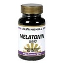 Windmill Melatonin 5 mg Tablets 60 Count (2 Pack)