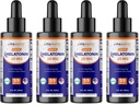 Vitamatic 4-Pack Melatonin 20mg Liquid Drops - 2 fl oz (59 ml) Each - Natural Berry Flavor - Non-GMO, Vegetarian Supplement for Adults
