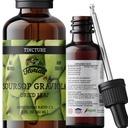 Soursop Graviola Leaf Extract Liquid Drops – Premium Herbal Supplement | Alcohol-Free, Organic, Vegan, Made in USA | Natural Leaf Extract 2oz