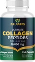 Dr. JOEL'S Multi Collagen Complex for Women and Men - Collagen Peptides Capsules with Biotin - Ultimate Collagen Pills 150 - Type I, II, III, V & X - Made in the USA
