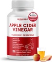 Apple Cider Vincipe 14- in-1 tillæg med gurkemeje Ginger Hvidløg Kanel Bukkehorn Blåbær Mælk Thistle Banaba - Lavet i USA