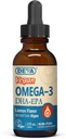 DEVA Vegansk Omega-3 Flydende DHA - EPA, Non Fish from Algaes, Lemon Flavor, 2 Ounce
