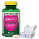 Collagen+Vitamin C- for Hair/Skin/Nail 2500mg, 90 Tablets, Boxed By Fusion Shop Store