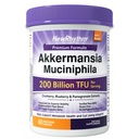 NewRhythm Akkermansia Muciniphila for Women & Men 200B TFU, Naturally Increase GLP-1 Metabolism Booster Gut Lining Repair, Cranberry Blueberry Pomegranate Extracts, Vegan, 60 Caps