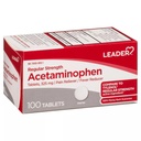 Leader Pain Relief, Acetaminophen Tablets 325 mg, Regular Strength, Pain Reliever and Fever Reducer, 200 Tablets