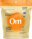 Om Lions Mane Mushroom Powder - Organic Mushroom Supplement og Nootrop - Support Hukommelse, Focus og Nerve Sundhed, 7.05 oz (100 Servere)