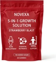 Novexa Growth Gummies, Strawberry Flavor, 60 Count