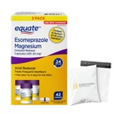 Equate Acid Reducer Esomeprazole Magnesium 20mg, Delayed-Release Capsules (14 Count - Pack of 3) - Set by Basket Goods