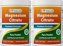 Bedste Naturals Magnesium Citrate Powder 1 Pund (1 LB (pakke med 2))