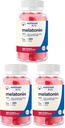 Nutricost Kids Melatonin Gummies 1mg, 120 Gummies, Strawberry Flavored (Pack of 3)