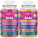 2 Pack Magnesium Glycinate Gummies for Kids & Adults Stawberry & Orange Flavor